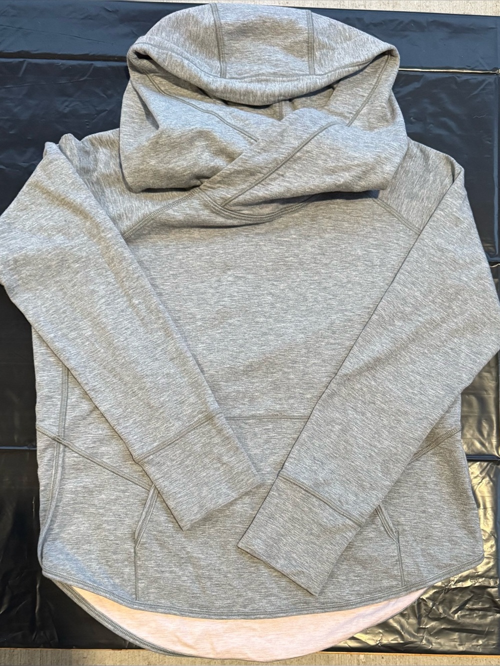 Lululemon Reversible Time Out Hoodie Grey Pink Size 6 Flawless
